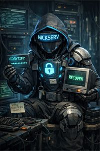 What NickServ would look like if they were a human